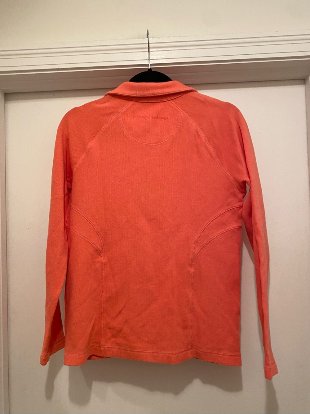 Tommy Bahama Womens Pullover Sweater Zip Up size XS Coral beach preppy coastal - Picture 3 of 7